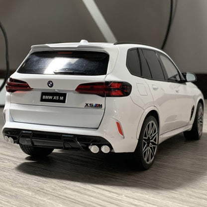 1:18 2025 BMW X5 M Competition LCI SUV Carro Miniatura de Metal Fundido Modelo para Exibição de Mesa Decoração de Veículo em Miniatura Presente