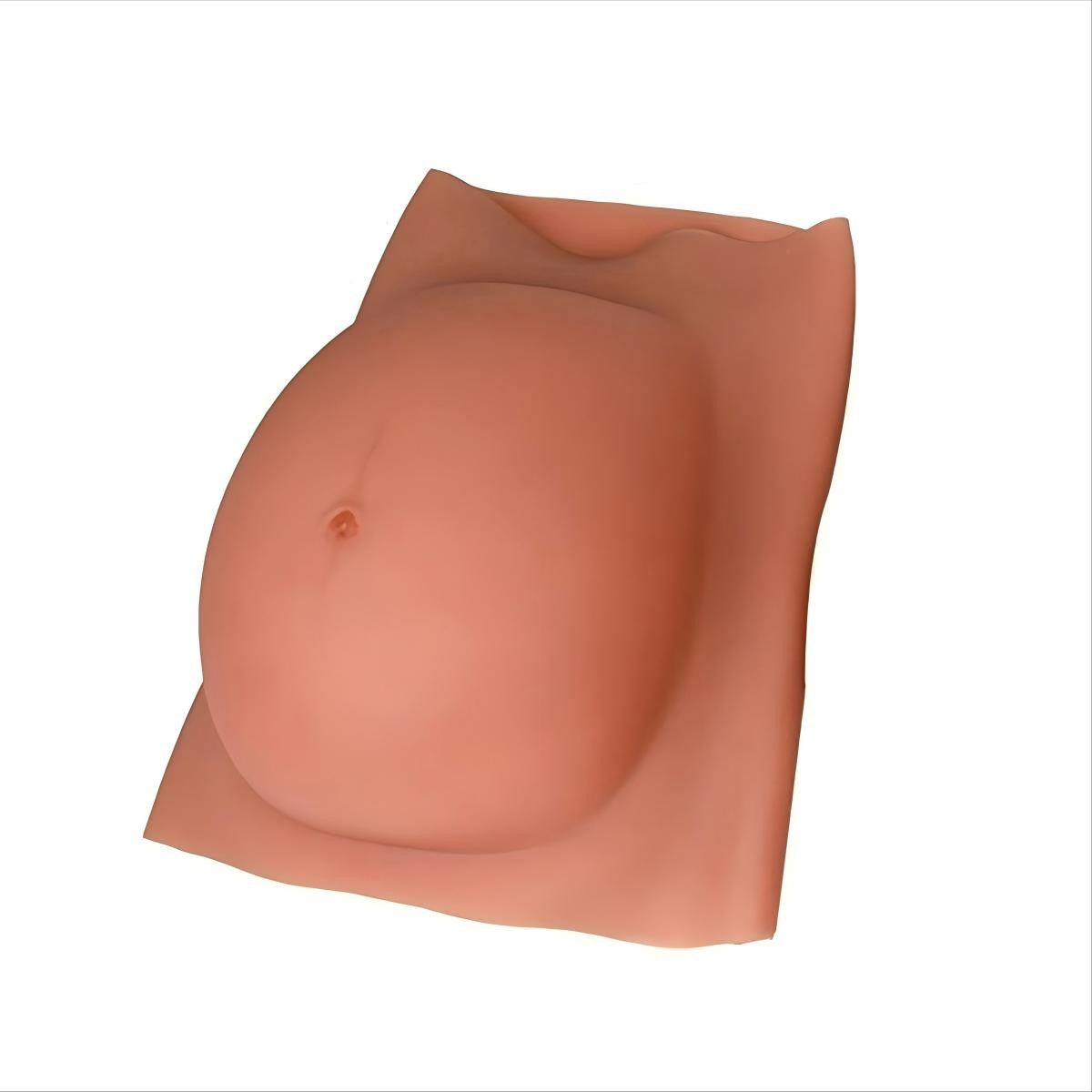 Fake Pregnant Belly 6-9 Months Artificial Silicone Pregnancy Belly Lifelike Skin for Actor Performance Maternity
