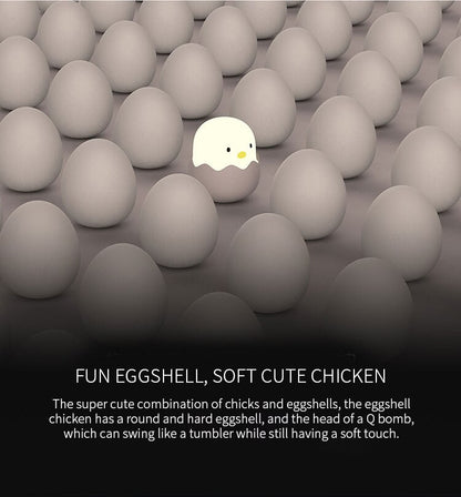 Duck Silicone Night Light for Children With Timer Usb Rechargeable Dimming Touch Lamp Sleeping Bedroom Cartoon Animal Decor Gift