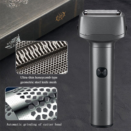 Rechargeable Reciprocating Electric Shaver for Men Portable Electric Razor for Men Cordless Head Shavers Men's Beard Trimmer