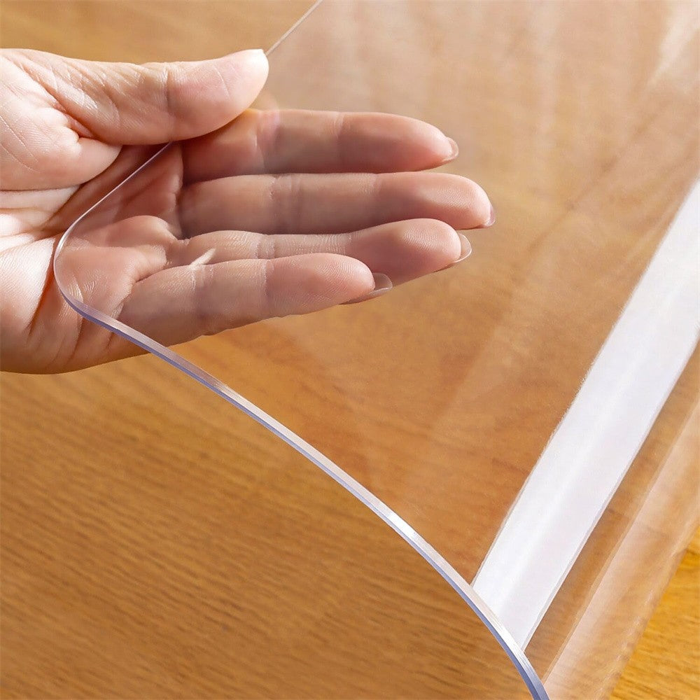 1.5mm Thick Clear Table Protector, Clear Table Cover Protector, Plastic Table Cover, Clear Desk Mat Desk Pad, Desk Protector Mat