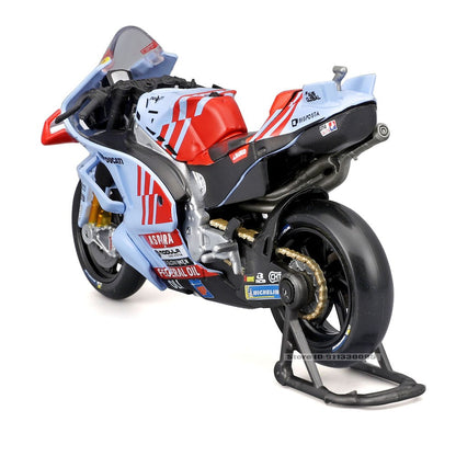 Maisto 1:18 2024 Gresini Racing MotoGP #93 Marc Marquez #73 Alex Marquez moto de liga fundida modelo de coleção de presente de brinquedo