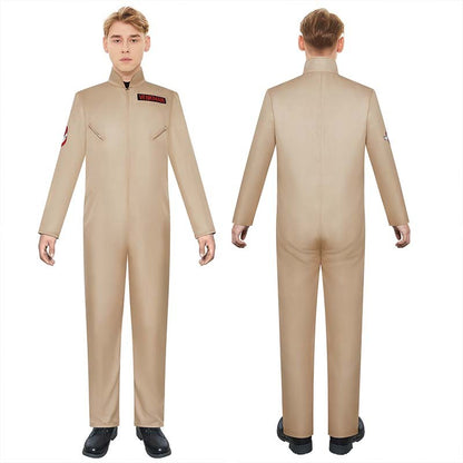 Ghost Buster Cosplay Costume for Adult Classic Venkman Gary Grooberson Ghost Hunt Jumpsuit Halloween Carnival Suit(130CM-XXXL)