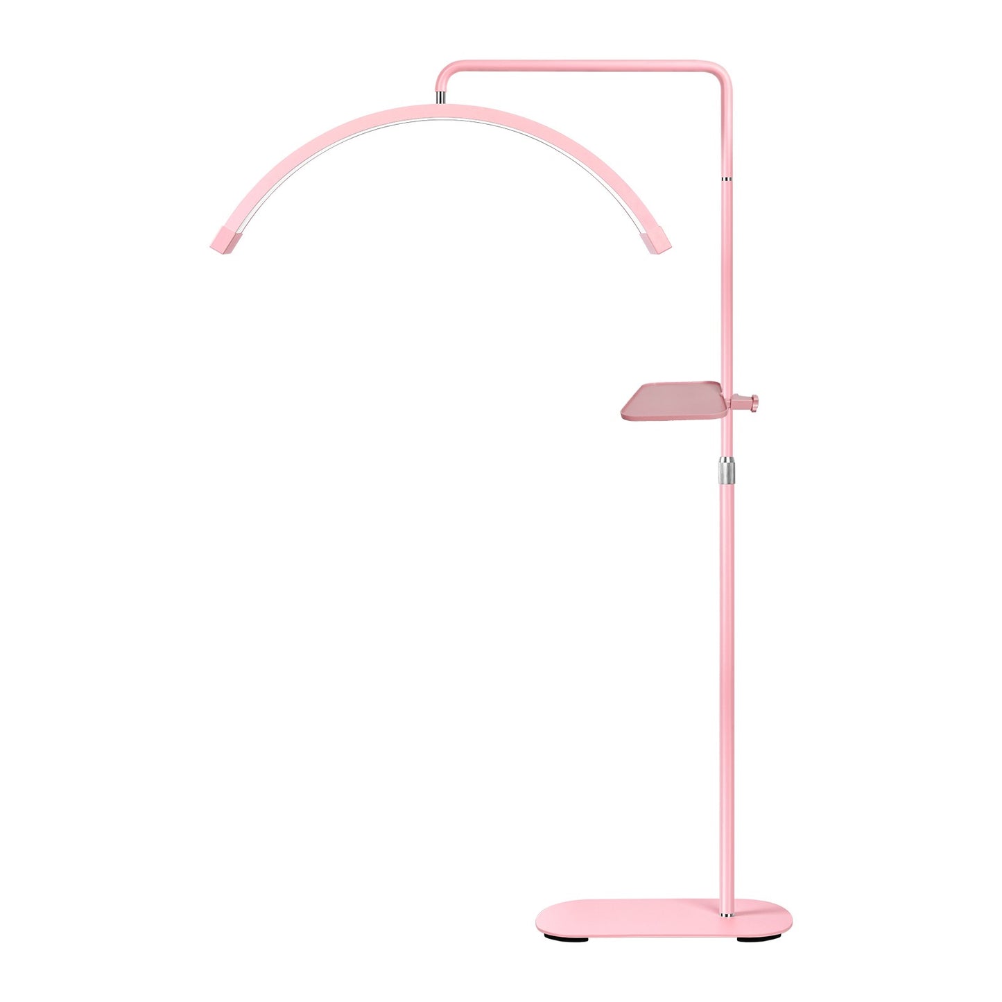 Fosoto 28inch 45w Half-Moon Lamp LED Video Ring Light with Remote Control & Tray Eyelash Extension Salon Professional Lighting
