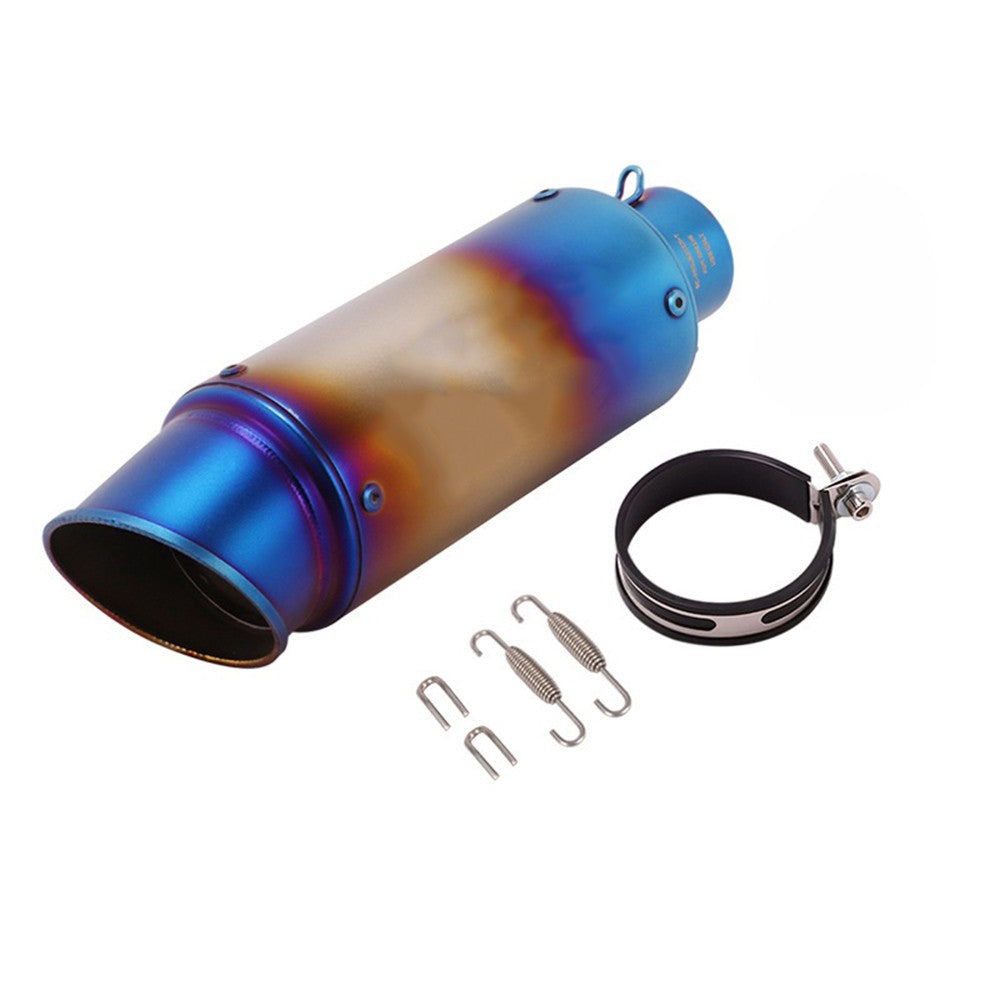 motorcycle exhaust inox muffler carbon fiber exhaust Universal 51/60mm with DB Killer for z900 R3 R25 MT07 MT09 R1 Z400 Z650