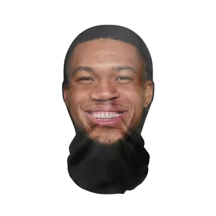 3D Printed Celebrity Realistic Face Mask Stretch Mesh Full Face Mask Men Role Play Headdress Hip Hop Balaclava Cosplay Mask