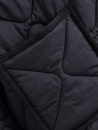 Nlzgmsj Autumn Winter Women's Solid Single-breasted O-Neck Jacket Fashion  Long Sleeve Coat  Street Casual  Short  Jacket