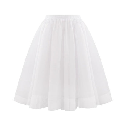 New Women's Tulle Skirt 50s Rockabilly Petticoat Tutu Underskirt Retro Ballet Dance Skirt 3-Layer Tulle Ballet Carnival Costume