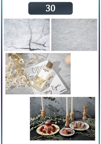 Marble Photography Backdrops 57*87CM 2 Sided Wood Grain Photo Background Wallpaper Studio Waterproof Products Photographic Props