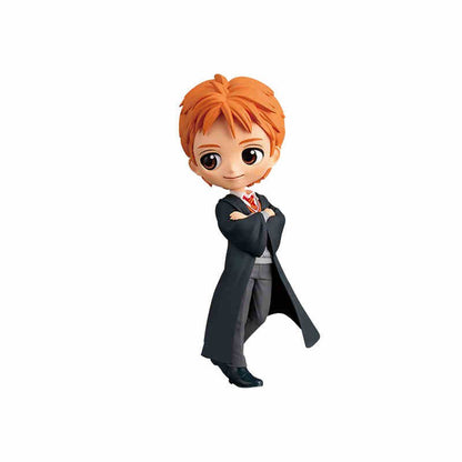 14cm Original Bandai Q Posket Harry Potter Series Versão Personagem Draco Malfoy Hermione Action Figure Anime Colecionável Bonecas Infantis