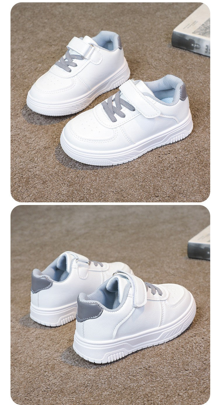 2025 Girl shoe spring Autumn Boy White Shoe Casual Running kid Shoe Anti Slip Soft Sole Sneaker kid tenis Hot selling item