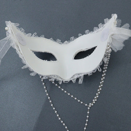 Party Masks Intricate Venice Princess Masquerade Mask Side Flower Mask Refined Cosplay Costume Mask For Party Halloween Dress