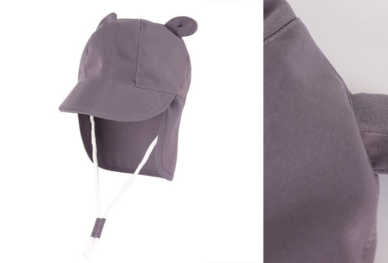 Chapéus de Sol Ajustáveis para Bebês com Proteção de Nuca - Chapéu Infantil Perfeito para Natação e Brincadeiras para Meninas e Meninos