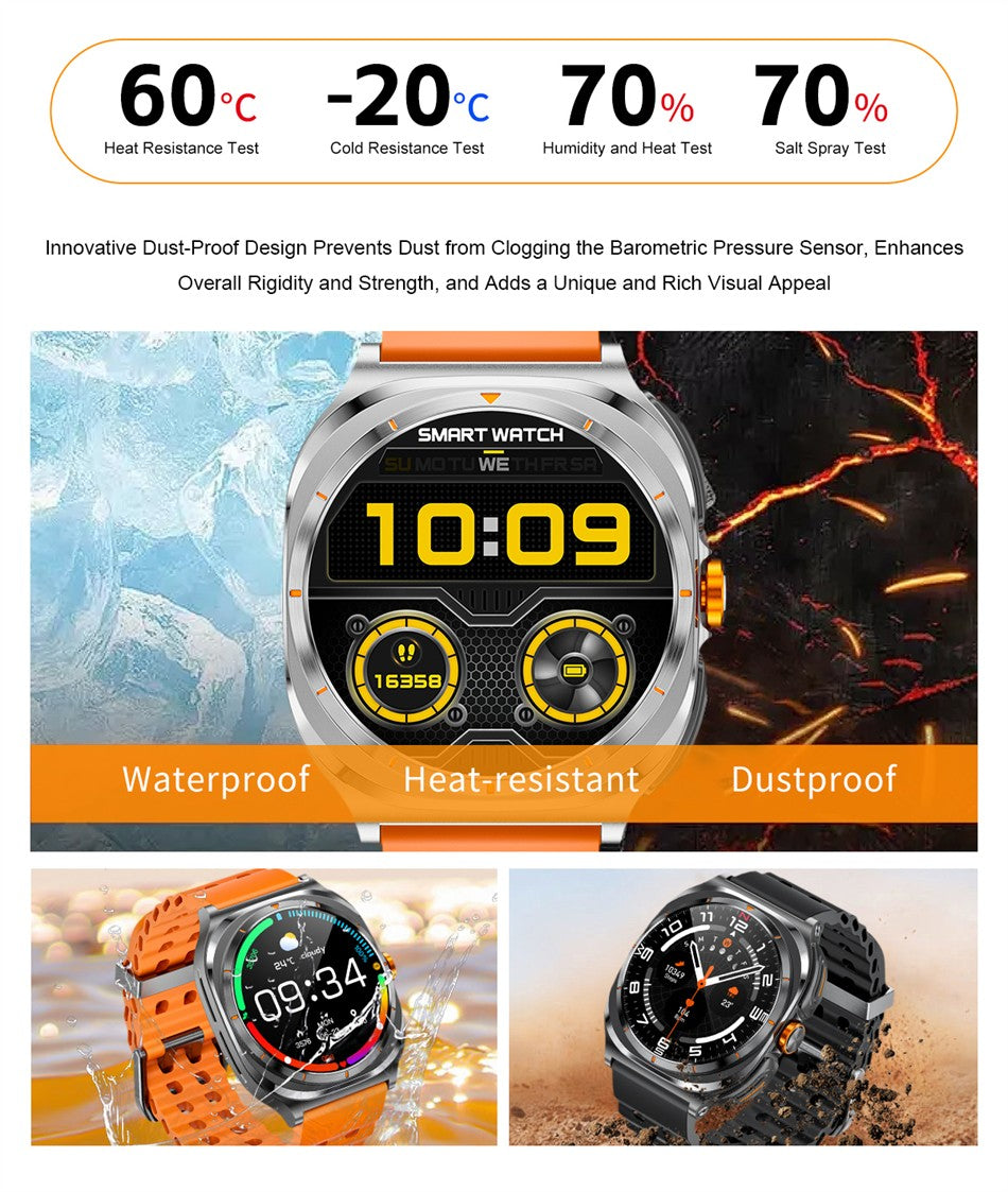 Chamada Bluetooth IP68 à Prova D'Água 2025 Novo Smartwatch 2 em 1 Atualizado com Fones de Ouvido Bluetooth TWS Para Homens e Mulheres Smartwatch Esportivo
