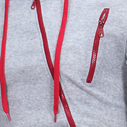 Spring Autumn 2020 Men's Sweat Suit Set Tracksuit Men Outfit Full Sleeve Tops with Hood Outdoor Sport Wear Men's Hooded Suit