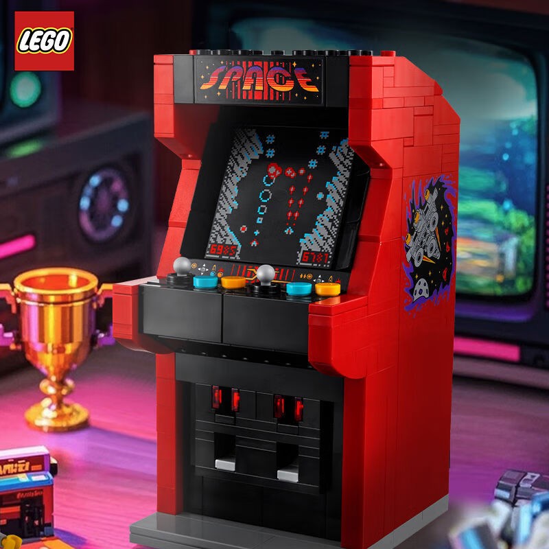 LEGO Outras Séries 40805 Console de Fliperama Surpresa Quebra-Cabeça Infantil Blocos de Montar Brinquedo Presente