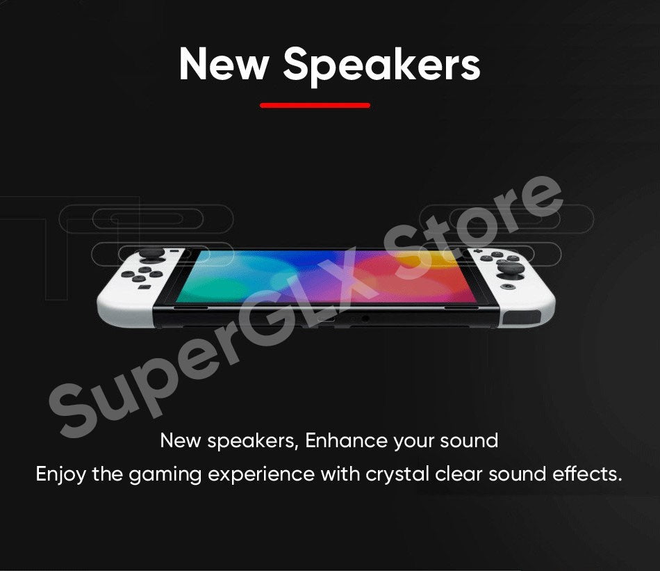 Original Nintendo Switch OLED Model White set Vivid 7” OLED screen 64 GB internal storage Wide adjustable stand