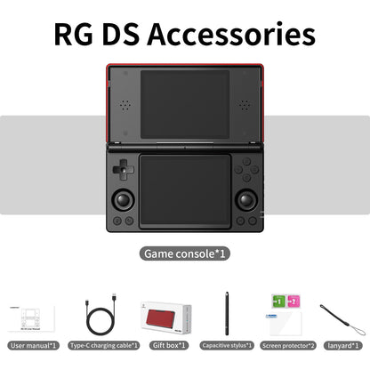 Anbernic RG DS Handheld Game Console 4" IPS Dual Screen Android 4000mAh Flip Video Games Player RGDS Android 14