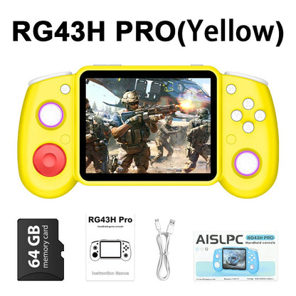 AISLPC RG43H PRO Retro Handheld Game Console 22000+Games Dual System 4.3‘’IPS Screen 2.4G WiFi Online Play Portable Game Player