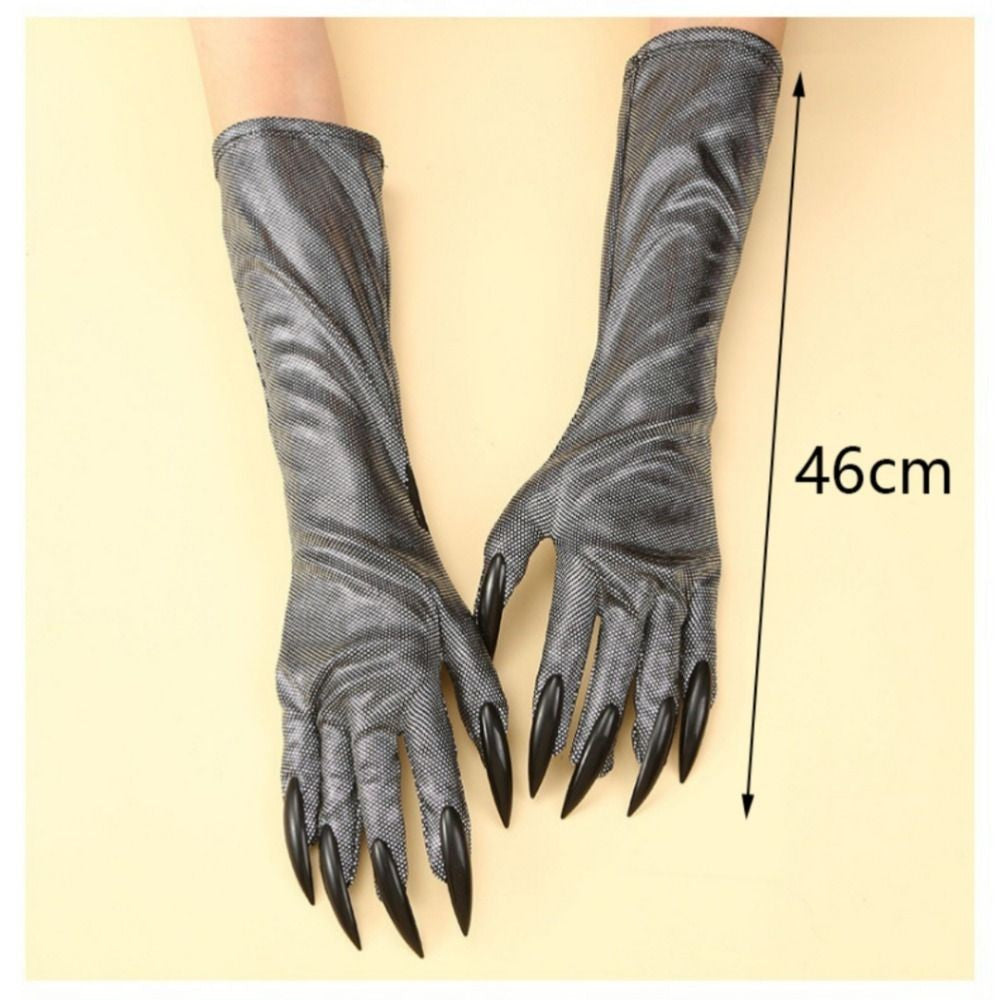 Fashion Cosplay Shiny Cat Ear Masks Sexy Bling Long Gloves Costume Accessories Halloween Party Kitten Half Masks