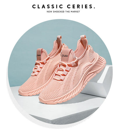 ?Sapatos Femininos Verão 2025 Tênis Casual Malha Respirável Leve Acessível Frete Grátis?