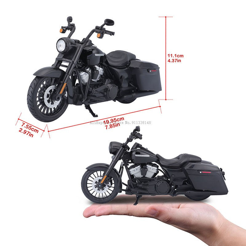 Maisto 1:12 Harley Davidson 2017 Road King Special Classic Estática Moto Modelo Die Cast Brinquedo Colecionável Presente