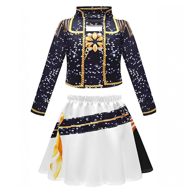 Hot Selling Korean Style teenager Suit Halloween Cosplay Hot Teenager Show Costume Black Shiny Suit Halloween  Anime Costume