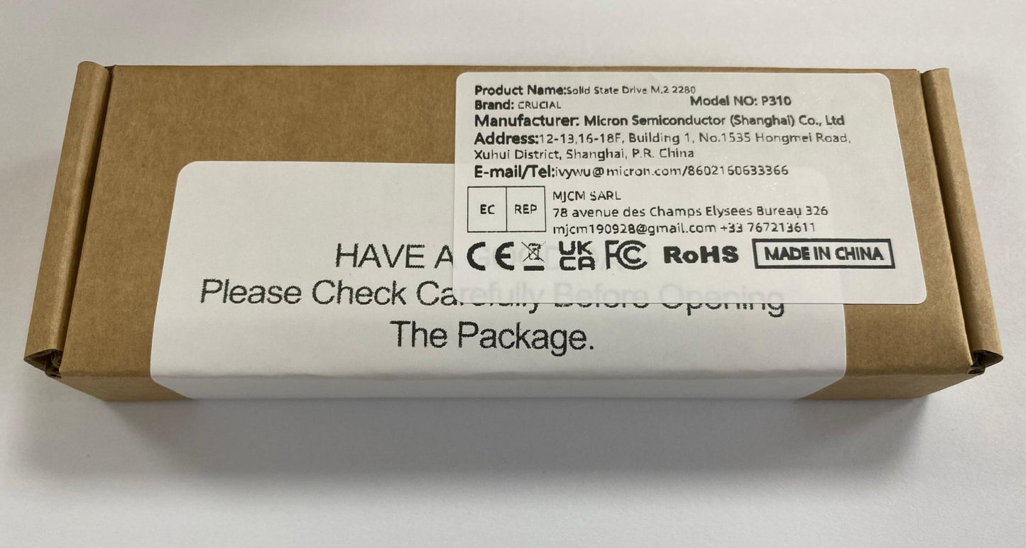 Crucial P3 Plus 1TB 2TB PCIe Gen4 NVMe M.2 SSD Interno (Pacote OEM) & Crucial NVME 2280 P310 1TB SSD & Crucial T500 1TB