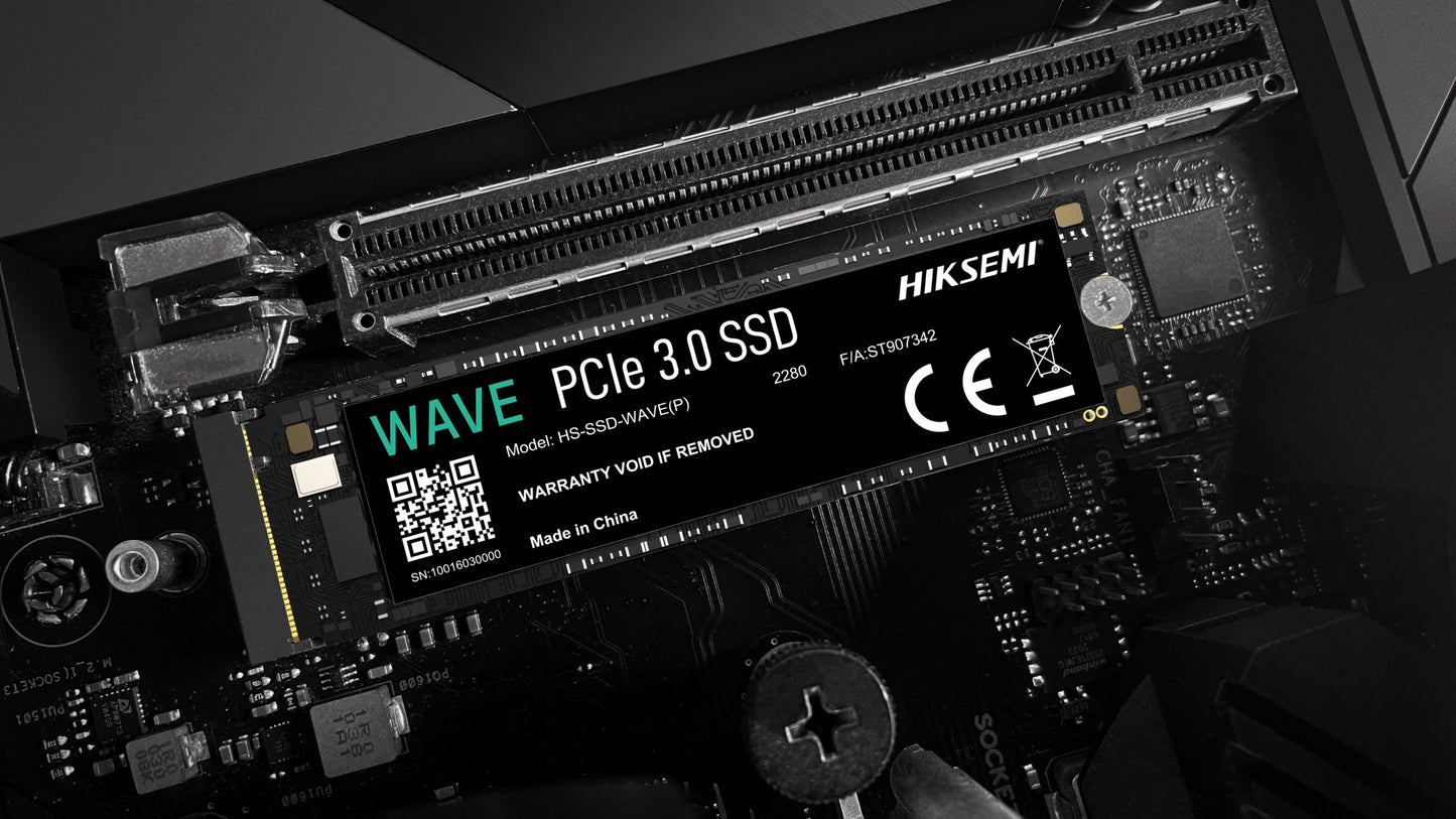 HIKSEMI WAVE (P) M.2 PCIe SSD – Até 2500MB/s de Leitura/Escrita! Compatível com Desktops, Laptops & Consoles de Jogos, 3D NAND para Estabilidade