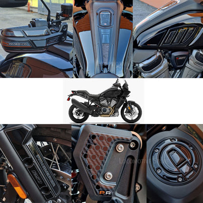 Kit Protetor Tanque Adesivo Resina Epóxi Gel 3D PanAmerica 1250 2023 para Harley Davidson Pan America 1250 2020-2023