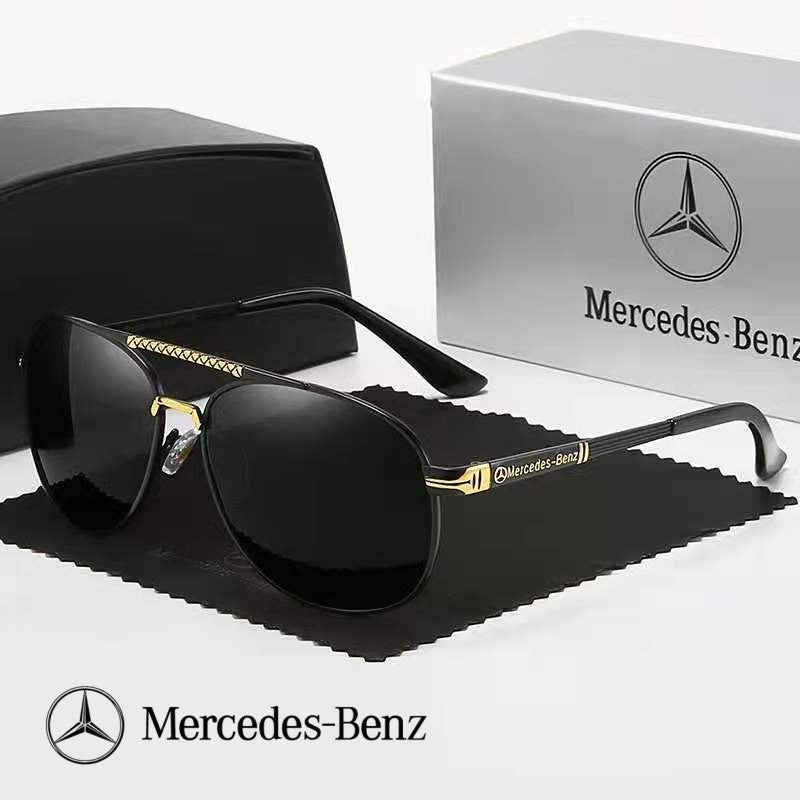 For Mercedes Benz A B C E S V Class GLB GLC GLE AMG Pilot SLK SLC ML Car High Men Anti Glare Driver Goggles Polarized Sunglasses