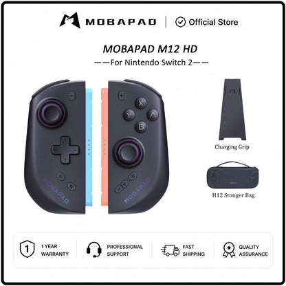 MOBAPAD M12 HD / M12 S Joypad for Nintendo Switch 2 with TMR Joystick HD Vibration Mechanical Buttons Remap Macro Gamepad