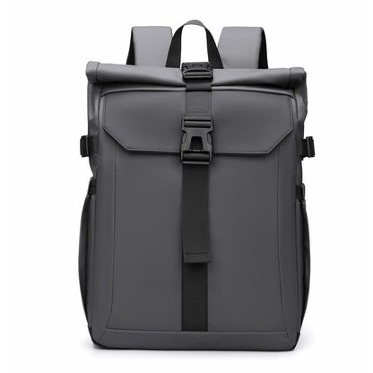 Men's Backpack Roll Top Bag Waterproof Laptop Compartment for Work Travel School Bag Hiking Bookbag Mens Gifts