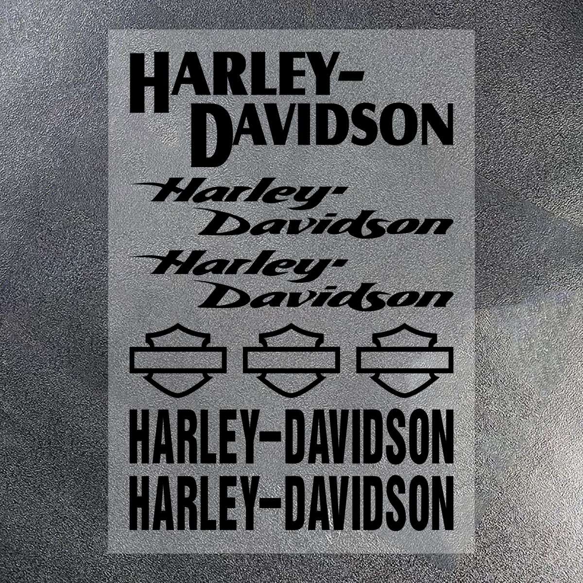 Para Harley Davidson Adesivo Logotipo Moto Tanque Capacete Bicicleta Decalque de Vinil Kit Para Electra Glide 1250S PA1250