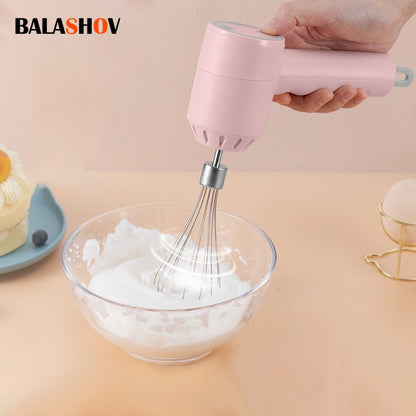Mini Mixer Elétrico Portátil Sem Fio 3 Velocidades Liquidificador de Mão de Alta Potência Batedor de Massa Batedor de Ovos Ferramentas de Cozinha para Confeitaria