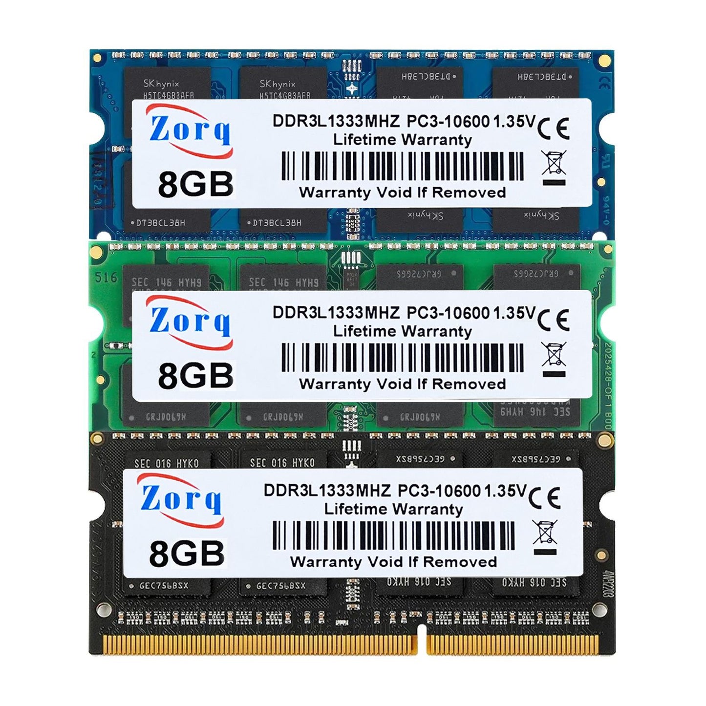 DDR3 DDR3L 4GB 8GB Laptop Memories Ram PC3L 1.35V 1066 1333 1600Mhz PC3 1.5V 8500 10600 12800 204Pin SODIMM Notebook Memory Ram