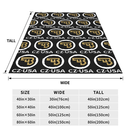 Ceska Zbrojovka CZ Blankets Flannel Sofa Throw Blanket Multi-function for Couch Bedding Outdoor Throws Bedspread Quilt