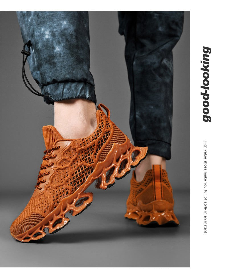 Tênis Masculino Casual Masculino Tênis Masculino de Luxo Tênis Masculino de Corrida Respirável Sapatos da moda Loafers Tênis de corrida para homens