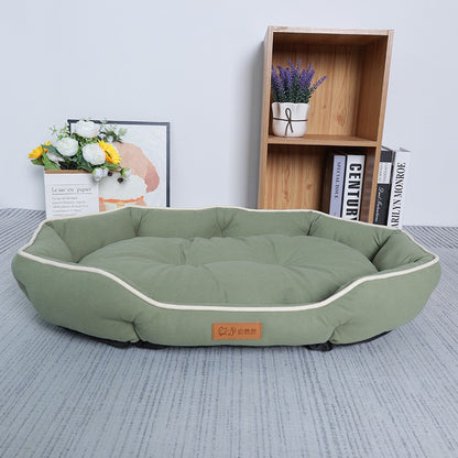 Sofá de Estimação Cama para Dormir Cama de Cachorro Grande Casa para Gatos Grande Espaço Sofá de Cachorro Tapete para Dormir Almofada Quente de Inverno para Cachorro