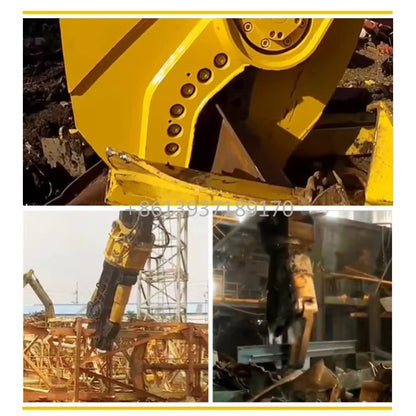 China Durable Construction Metal Processing Double Cylinder Hydraulic Shear