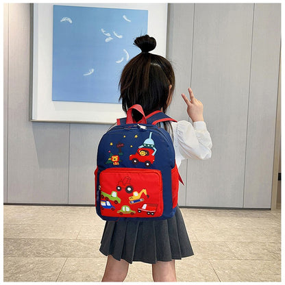 MILANCEL Nova Bolsa Infantil para Meninos Desenho Animado Crianças Fofo Jardim de Infância Mochila Carro Meninas 2 Cores Bolsa de Ombro
