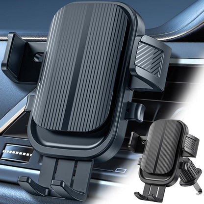 Suporte de Telefone para GPS de Saída de Ar Veicular Rotação 360° Gancho Espiral Universal para Saída de Ar Suporte Veicular por Gravidade para Smartphones de 4.7-7.2 polegadas