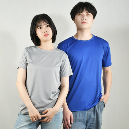 Men's Quick Dry Short Sleeve Sport T Shirt Gym Jerseys Fitness Shirt Trainer Running T-Shirt Boy Teenager Breathable Sportswears