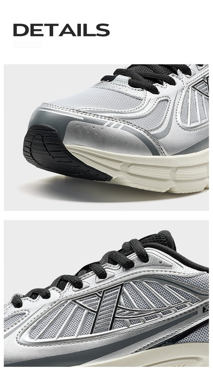 Xtep Juechen 6.0 Vintage Running Shoes Male 2025 Spring Shock Absorption Sports Shoes Street Daily Leisure Sneakers 875119110027