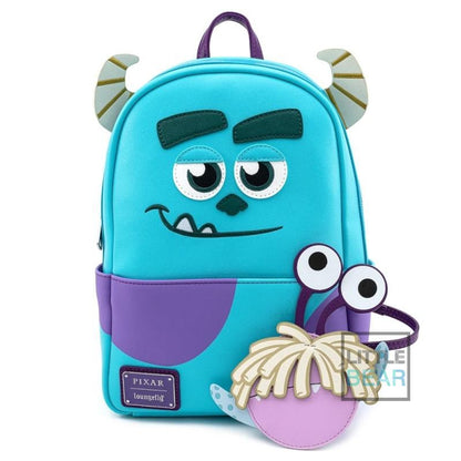 Disney Pixar Monstros S.A. Mochila - Mochila Escolar do Sulley e Mike de Monstros, Mochila de Viagem, Presente para Crianças
