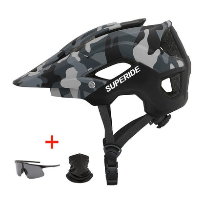 Capacete de Ciclismo MTB DH In-mold SUPERIDE Capacete Esportivo Anti-impacto para Bicicleta de Estrada e Montanha Masculino e Feminino