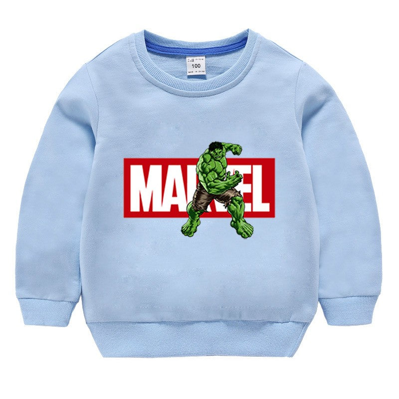 Hot Toys New Spring Autumn New Boys Cartoon Sweaters Children's Clothing Long Sleeve Knitwear Kids Jumper Top Outer Wear