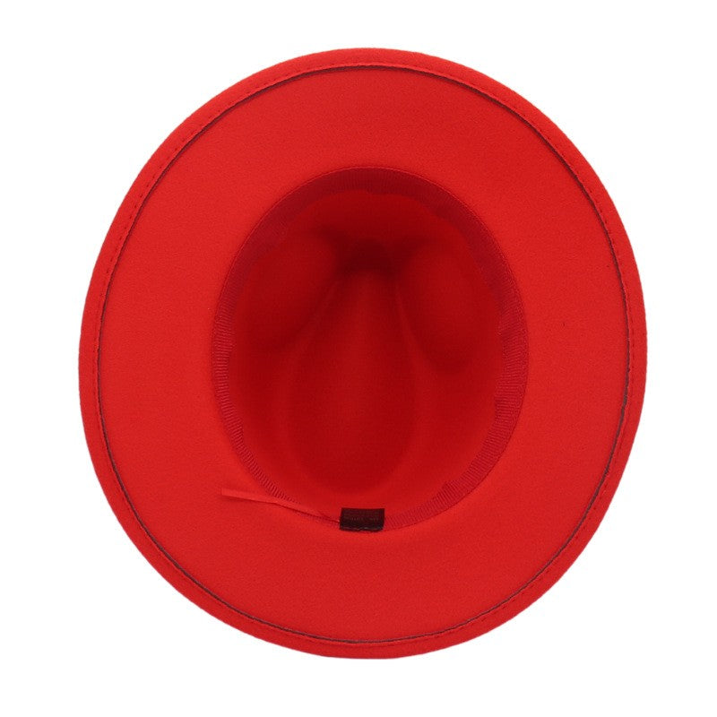 Women Fedora Hat Autumn Winter Luxury Men Top Hats Trendy Formal Wedding Decorate Black Green White Panama Cap Fedoras Gorras