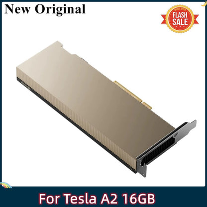 New Original For NVIDIA Tesla A2 16GB GPU Low Profile AI Inference Deep Learning Accelerator Graphics Card