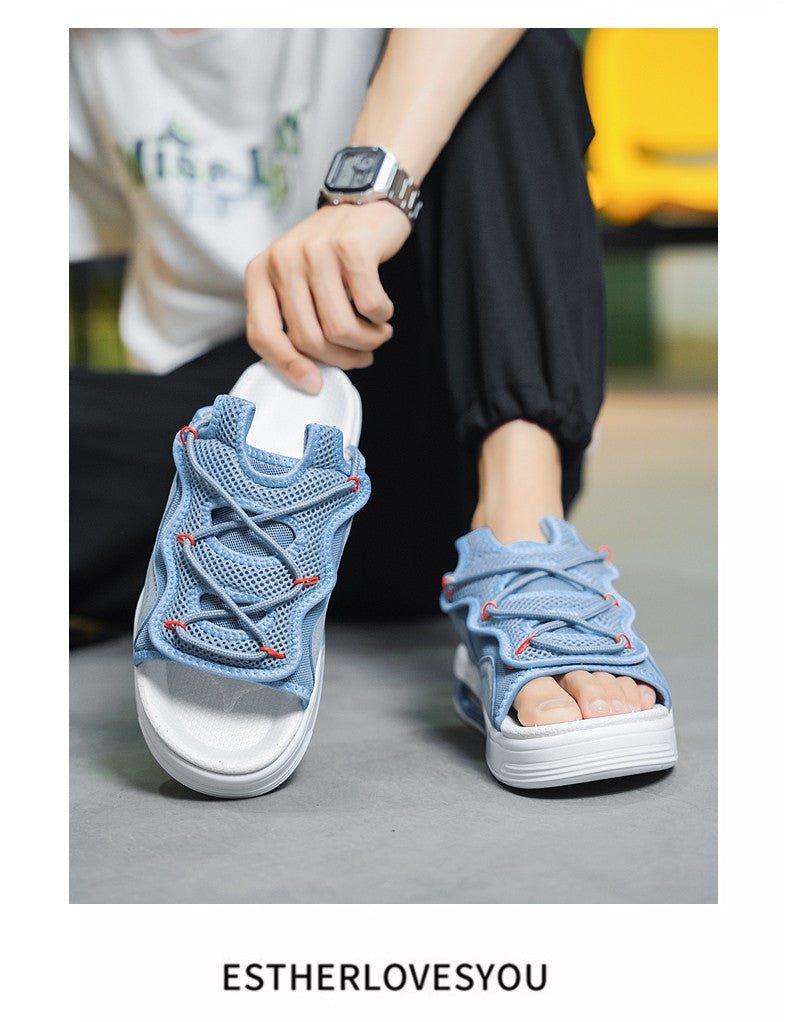 Hot Sale Men's Sandals Outdoor Thick Bottom Sports Casual Sandal for Men Summer Wear-resistant Mans Slipper Slip-on New Fashion